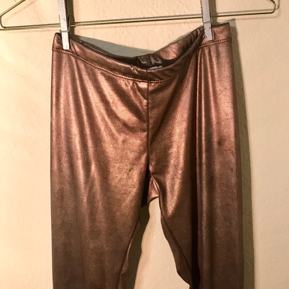 Metallic Copper Leggings - Picture 3 of 5